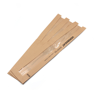 Personalizzato eco-friendly riciclato di vendita al dettaglio di imballaggio prodotti da forno francese baguette kraft sacchetto <span class=keywords><strong>del</strong></span> <span class=keywords><strong>pane</strong></span> di carta con finestra - Product Image 5