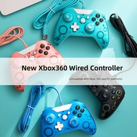 Manette de jeu de haute qualité pour console Xbox360, manette de jeu Mando avec vibration à double moteur pour PC