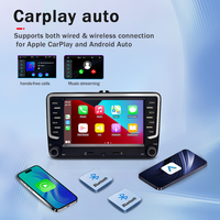 Autoradio universel pour Volkswagen avec écran 9 pouces, avec CarPlay sans fil et Android Auto, lecteur multimédia vidéo DSP BT