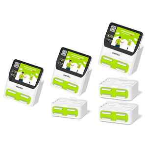 Station <span class=keywords><strong>de</strong></span> paiement POS pour partage <span class=keywords><strong>de</strong></span> batteries externes avec <span class=keywords><strong>lecteur</strong></span> <span class=keywords><strong>de</strong></span> <span class=keywords><strong>carte</strong></span> <span class=keywords><strong>de</strong></span> crédit NFC et écran publicitaire LCD - Product Image 3
