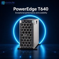 Serveur Tour 5U d'occasion avec double processeur Intel Xeon Scalable, DDR4 ECC, IDRAC9 pour la virtualisation de bases de données d'entreprise, PowerEdge T640