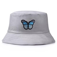 Logotipo bordado personalizado 100% algodón transpirable suave ojo de cerradura sol sombreado cálido pescador sombrero cubo gorras sombreros para hombres y mujeres