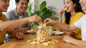 Snack Saludable Dulce y Crujiente Sin Azúcar Nutritivo Plátano y <span class=keywords><strong>Kiwi</strong></span> Liofilizados en Rodajas Envasadas al Vacío - Product Image 4