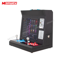 Console de jeux d'arcade à monnayeur personnalisée Marwey, multi-jeux, version classique rétro 3D, machine de jeu vidéo de table compacte pour bar