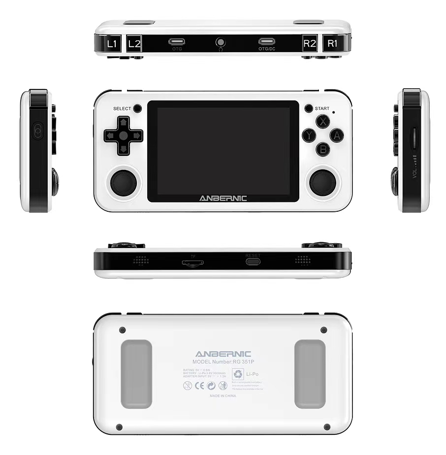 Портативная игровая консоль 64 ГБ, Игровая приставка с открытым исходным кодом, встроенный Wi-Fi RG351P
