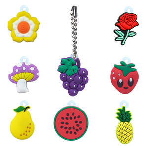 pvc 2d schlüsselanhänger cartoons figuren schlüsselring pflanzen-stil schlüsselhouder passend männer autoschlüssel ketten fächer souvenir kinderspielzeug - Product Image 1
