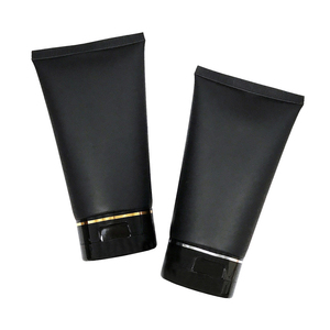 150ml Matte Black Soft Tube Empty Cosmetic Tube 150g Custom Logo Facial Cleanser Squeeze Tube Facial Scrub Soft Tube - Product Image 5