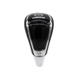 Pommeau de levier de vitesse en cuir noir pour voiture Mazda, transmission automatique, ergonomique, pour voitures Mazda - Product Image 4