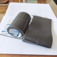 Placa de sellado impermeable para tableta y teléfono, cinta adhesiva esmerilada negra, almohadillas de espuma de porón, alta elasticidad, a prueba de polvo