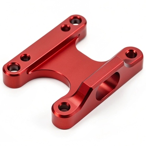 CNC Machined Aluminum Bracket Gold Color Precision Milling Part - Product Image 5