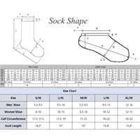 Nouveau produit 2025, chaussettes de compression sportives respirantes antibactériennes personnalisées de 15 à 20 mmhg, en fibre de bambou, pour infirmières