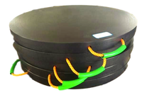 Plaque de stabilisation de grue en plastique HDPE/UHMPE anti-impact, résistante au feu et à la chaleur, pour équipement de construction