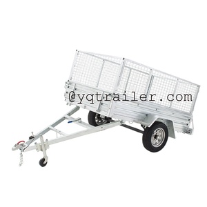 Remorque à benne basculante standard <span class=keywords><strong>5x3</strong></span> 6x4 7x5 8x6 10x6 avec cage - Product Image 1