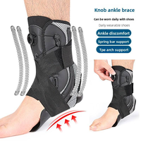 Orthèse de cheville pour pied tombant, attelle de correction pour fasciite plantaire avec bouton de réglage