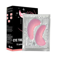 Patch pour les yeux en collagène rétinolé, masque pour les yeux en hydrogel de silicone pour les cernes, hydratant et éclaircissant
