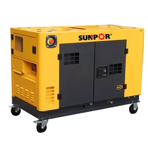 Super Silent Diesel Generator 10kw Generator Water Cooling 10kva Diesel Soundproof Genset