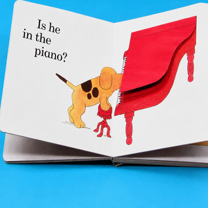 Edizione originale inglese di Where's Spot? Libro cartonato con finestrelle da sbucciare. Dove è Spot? Per favore, sfoglia il libro cartonato. - Product Image 6
