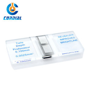 Chambre de comptage sanguin CORDIAL Neubauer améliorée, revêtement chromé Brightline, pour utilisation en laboratoire - Product Image 4