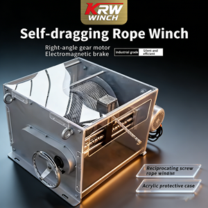 Verricello Compatto con Custodia in Acrilico Verniciato di Grado Marino - Verricello da Traino Resistente per Applicazioni Industriali/<span class=keywords><strong>Marine</strong></span> - Product Image 2