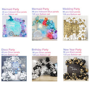 याचेन वेडिंग इवेंट पार्टी की पृष्ठभूमि में सोने की चमकदार चमकदार चमकदार चमकदार चमकदार सिमर सीक्वेंस दीवार पैनल - Product Image 3