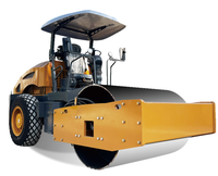 Rouleau compacteur vibrant diesel monocylindre DynoMach 75KW avec moteur Cummins, pompe haute efficacité, capacité de montée de 30% - Modèle LZ1000S