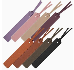 Leather <b>Bookmarks</b> Mixed Colors Classic Style Reusable <b>Gift</b> - Product Image 1