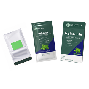 Tiras Orales para Dormir Mejor de Marca Privada OEM, Tiras Orales Disolubles con L-Teanina y Melatonina para Aliviar el Estrés y Relajarse - Product Image 6