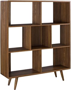 <strong>Mid</strong> <strong>century</strong> Home <strong>Bookshelf</strong> Modern Wood Cabinet <strong>Bookshelf</strong> for Living Room - Product Image 4