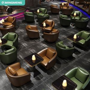 Juego de mesa de Bar de restaurante de lujo de alta calidad, cabina de sofá y sillas de cafetería para clubes nocturnos y KTV - Product Image 5