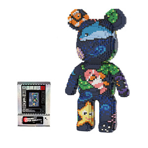 43 CM Mpin <strong>Blocks</strong> Assembled Bear Building <strong>Blocks</strong> Set Trendy Model <strong>Bricks</strong> Toy Kids Educational Desk Decor Gift - Product Image 1
