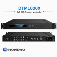 Encodeur modulateur DTM1000X DVB-S2X pour entrée CVBS SDI YPbPr avec sortie RF et ASI