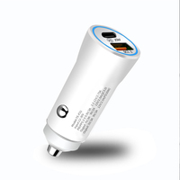 Chargeur de voiture rapide USB-C PD 48W à succès, compatible DC 12V~24V, chargeur rapide USB QC3.0 PD pour téléphone portable, pour l'Amérique du Sud