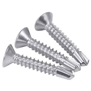 DIN <span class=keywords><strong>7504P</strong></span> Tornillo autoperforante Cruz Phillips Cabeza plana Acero inoxidable para materiales de cobre de latón de plástico Varios Sizes-M3 M4 M8 - Product Image 2