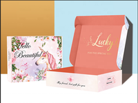 Boîtes cadeaux personnalisées pour vêtements, en carton recyclé, certifiées ISO, pour l'e-commerce, emballages en carton ondulé pour cosmétiques