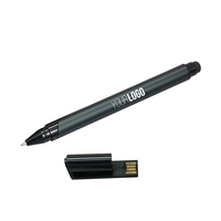 Pena Bolpoin Stylus Logam Logo Kustom 3-in-1 2.0 3.0 128MB-128GB USB Flash Drive USB Memory Stick Pen Drive Hadiah Promosi