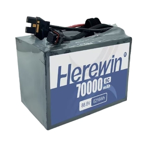24S 70000mAh 88.8V Semi-Solid Lithium Polymer <b>Battery</b> Pack 10C for Industrial Delivery <b>Drones</b> 350wh/kg Density <b>Battery</b> - Product Image 1