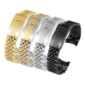 Stock de luxe 20mm en acier inoxydable massif Jubilee Bracelet pour Rollex Watch - Product Image 2
