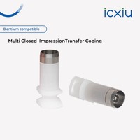 Dentium Closed Transfer Coping, tige de transfert d'empreinte pour plateau fermé d'implant dentaire, compatible Osstem Neodent Bego