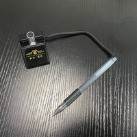 Stylo à bille personnalisable avec logo imprimé, encre multicolore, support de bureau, pointe de 1,0 mm, en plastique, pour le bureau, l'école, la banque