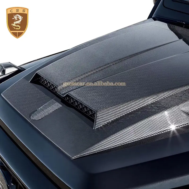 2019 yeni W464 Brab-900 stil karbon Fiber motor kaputu Mercedes G sınıfı W464 araba küçük kaput kapağı