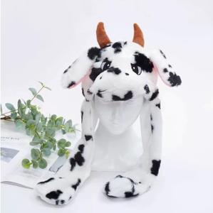 Nouveauté : Chapeaux en peluche doux et adorables personnalisés, chapeau de <span class=keywords><strong>loup</strong></span> en peluche mignon, accessoires de costume pour fête d'Halloween pour adolescents et adultes - Product Image 4