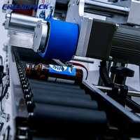 Machine d'étiquetage horizontale pour ampoules et flacons de peptides, avec écran tactile, pour petits flacons, tubes de rouge à lèvres, stylos et tubes cosmétiques