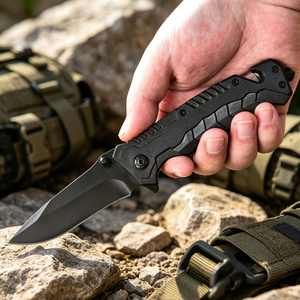 Coltello Pieghevole Tattico EDC Ruisheng OEM con Lama in Acciaio Inox, Resistente, Portatile, con Rompivetro - Product Image 5