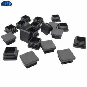 High Temperature Silicone Rectangular Plastic Pe Square Pipe End Caps Tubing Insert Plugs Black Part Rubber Plug