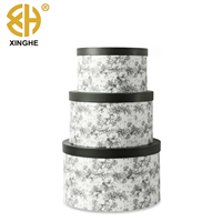 Boîte rigide en papier recyclable pour chapeau floral pour femmes, imprimée sur mesure avec impression UV et estampage à chaud, emballage cadeau