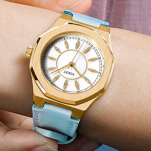 Nhà cung cấp tùy chỉnh làm cho riêng của bạn logo riêng tư thép không gỉ văn phòng phụ nữ phụ nữ <span class=keywords><strong>VIOLET</strong></span> xem cổ tay - Product Image 4