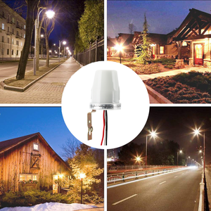 Interruptor de Luz Fotoeléctrico Automático para Exteriores CNRIYA, Control de Luz de Calle Ajustable, Clasificación IP54, Rango de Detección de 50 m, Potencia <1.2W - Product Image 5