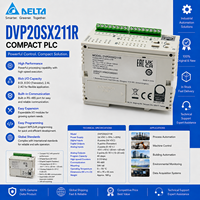 Controladores PLC/PAC de Automatización Industrial Delta de Alta Calidad, DVP20SX211R, Controlador de Programación Lógica Modbus