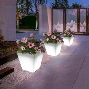<span class=keywords><strong>Vasi</strong></span> per Fiori in <span class=keywords><strong>Plastica</strong></span> di Lusso IP65 Intelligenti e Grandi per Esterni e Arredamento Soggiorno <span class=keywords><strong>Vasi</strong></span> Decorativi per la Casa - Product Image 4
