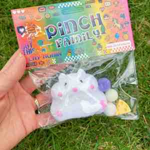 ของเล่นฟิดเจ็ตแบบกำหนดเอง - ของเล่นหนูแฮมสเตอร์น่ารักยอดฮิต - ของเล่นโมจิบีบแล้วคืนรูปช้า ช่วยคลายเครียด - Product Image 6